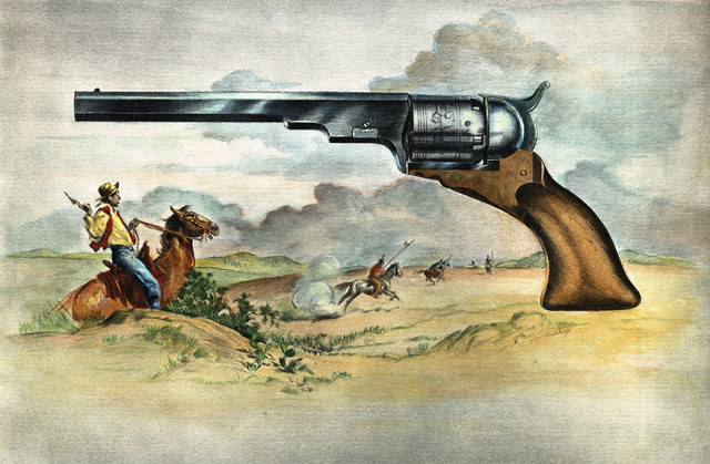 Colt Texas Paterson 40 Caliber Gun