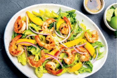 Lime & Mango Prawn Salad Recipe